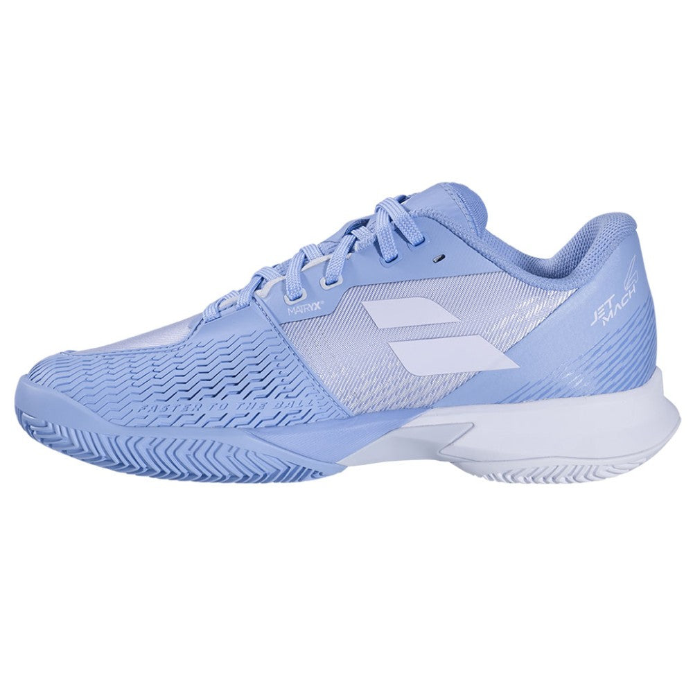 Babolat Jet Mach 4 CLAY W Lavender/White Women's Tennis Shoes at AllCourt, detail 2