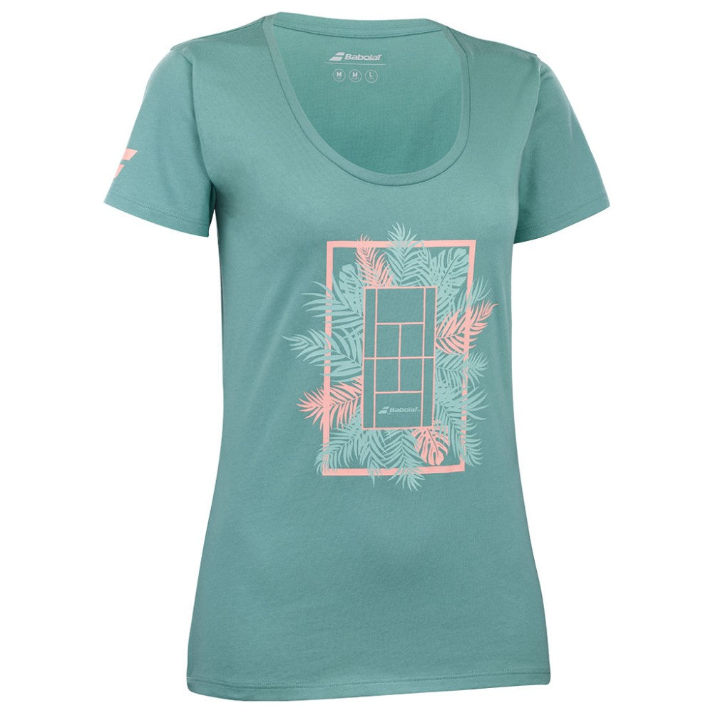 Дамска тениска Babolat Exercise Message Tee W