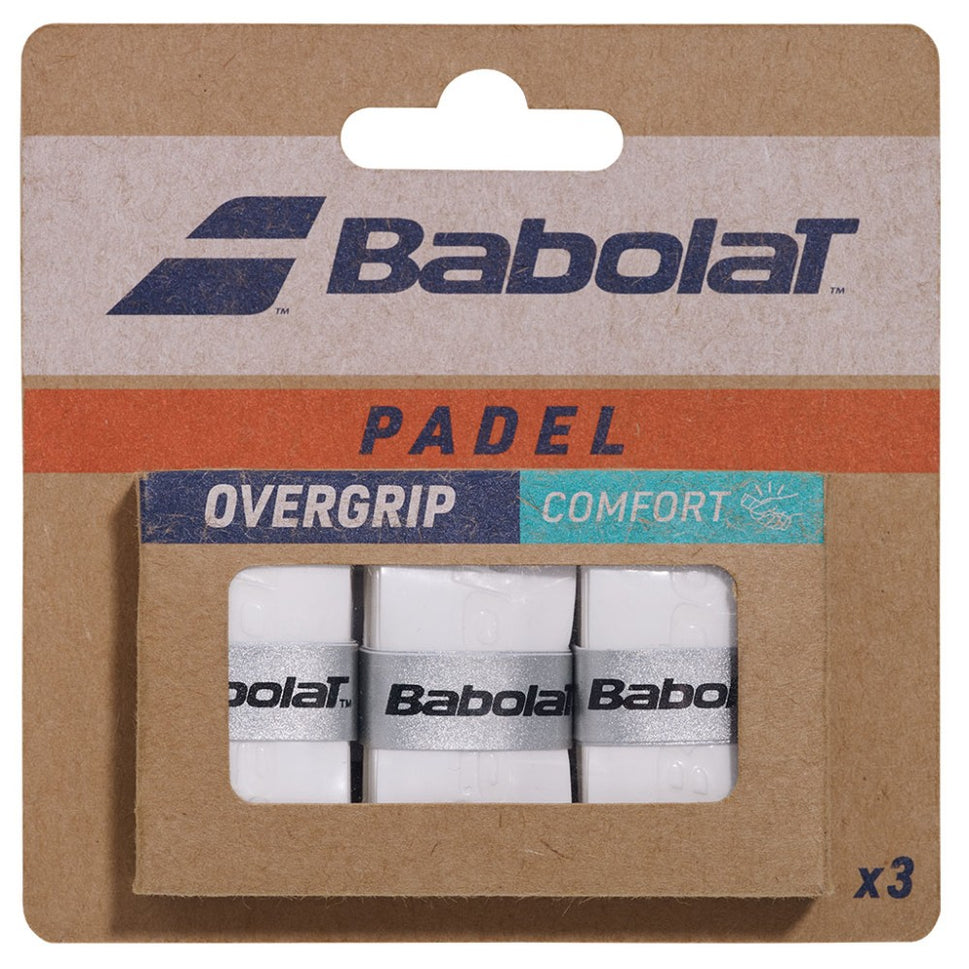 Babolat Comfort White Padel Grips x3