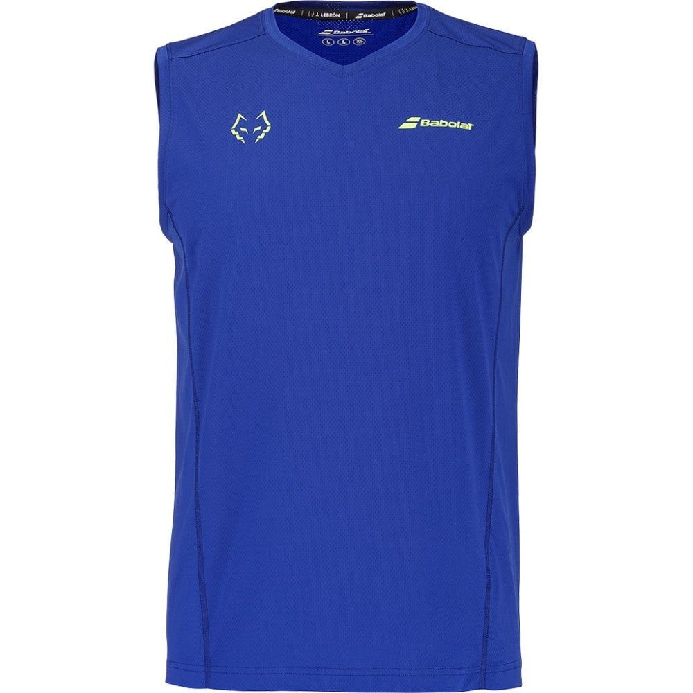 Мъжки падел потник BABOLAT MUSCLE TANK J. LEBRON BLUE DEPTHS