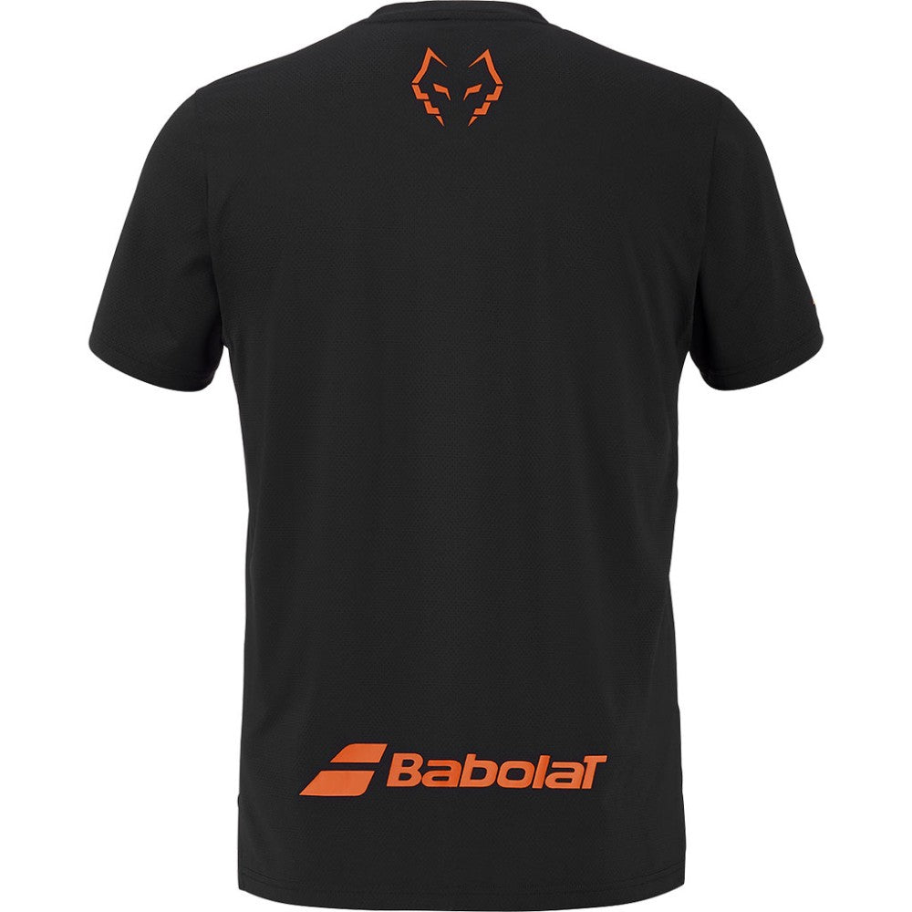 Падел тениска BABOLAT CREW NECK TEE J/ LEBRON BLACK