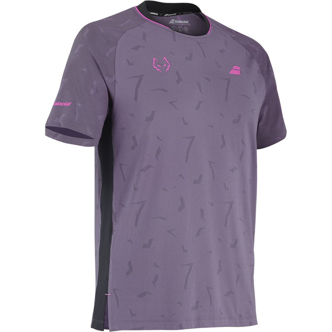 Men's Babolat Replica J. Lebron Black/Plum T-Shirt
