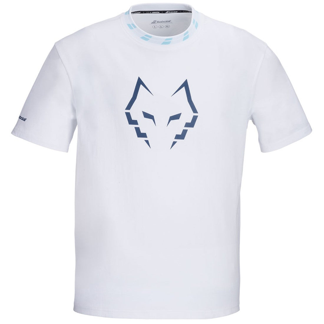 Men's Babolat Cotton Tee Wide J. Lebron White