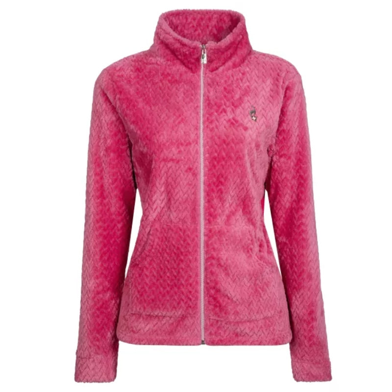 Women's fleece top AULP Becco Veste Polaire F Pink Flash