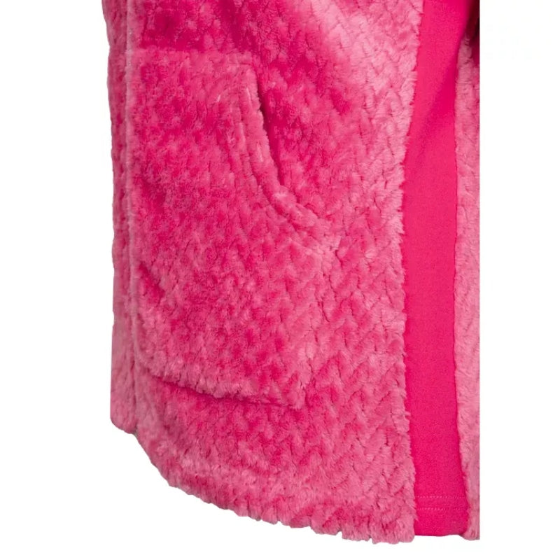 Women's fleece top AULP Becco Veste Polaire F Pink Flash