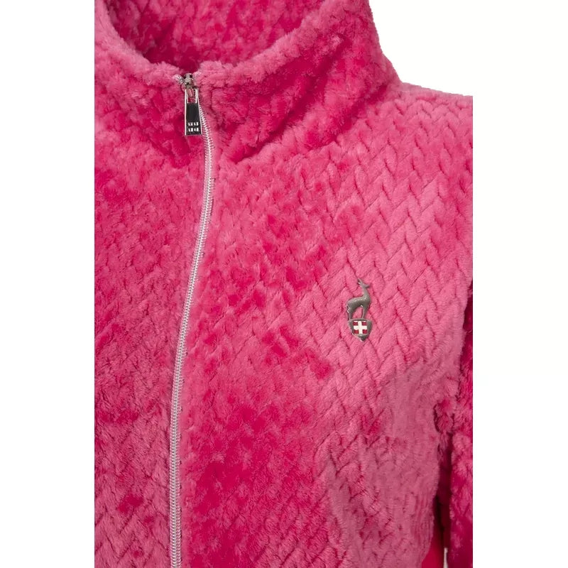 Women's fleece top AULP Becco Veste Polaire F Pink Flash