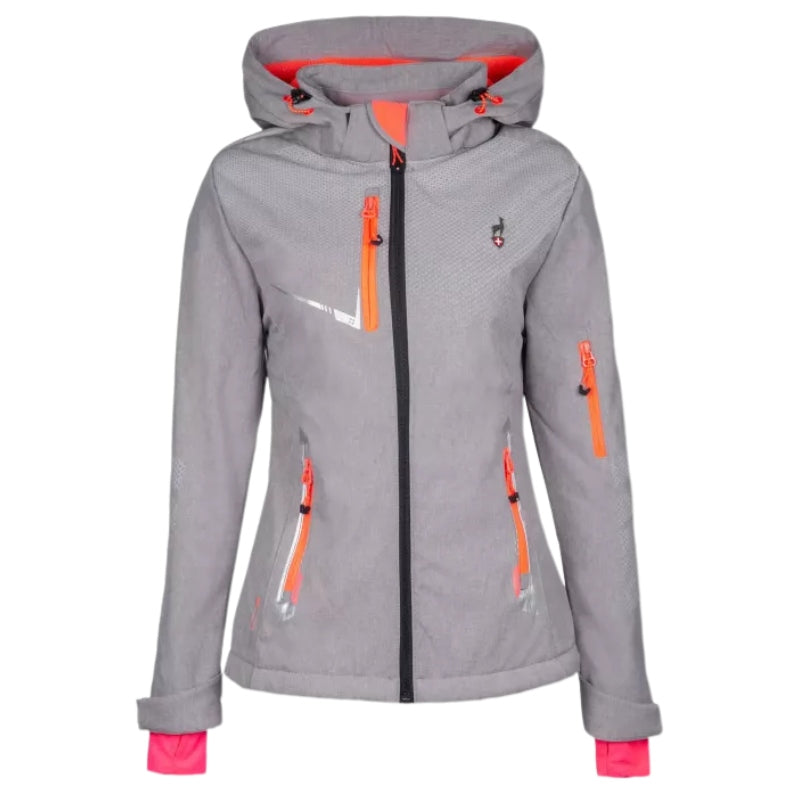 Women's AULP Nelka Softshell Gray hiking jacket