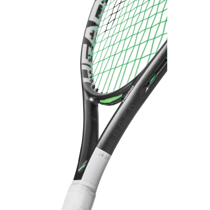 Тенис ракета Head IG Speed Junior 23 с графитна конструкция за деца, осигуряваща контрол и комфорт.