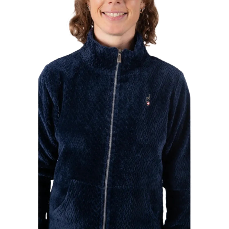Women's AULP Becco Navy fleece top
