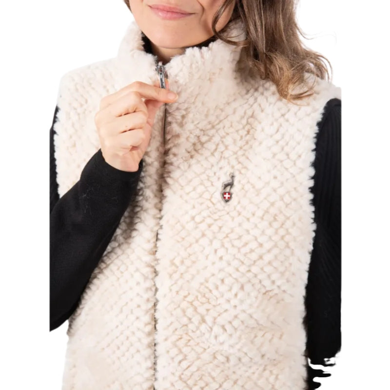 Women's reversible vest AULP Carol Swann/Black