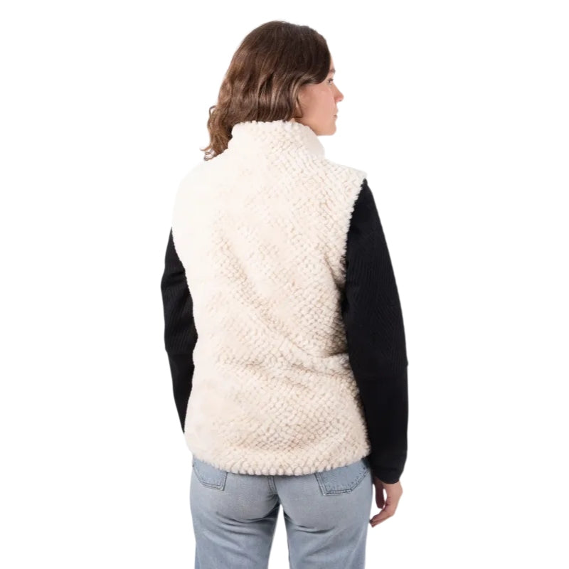 Women's reversible vest AULP Carol Swann/Black