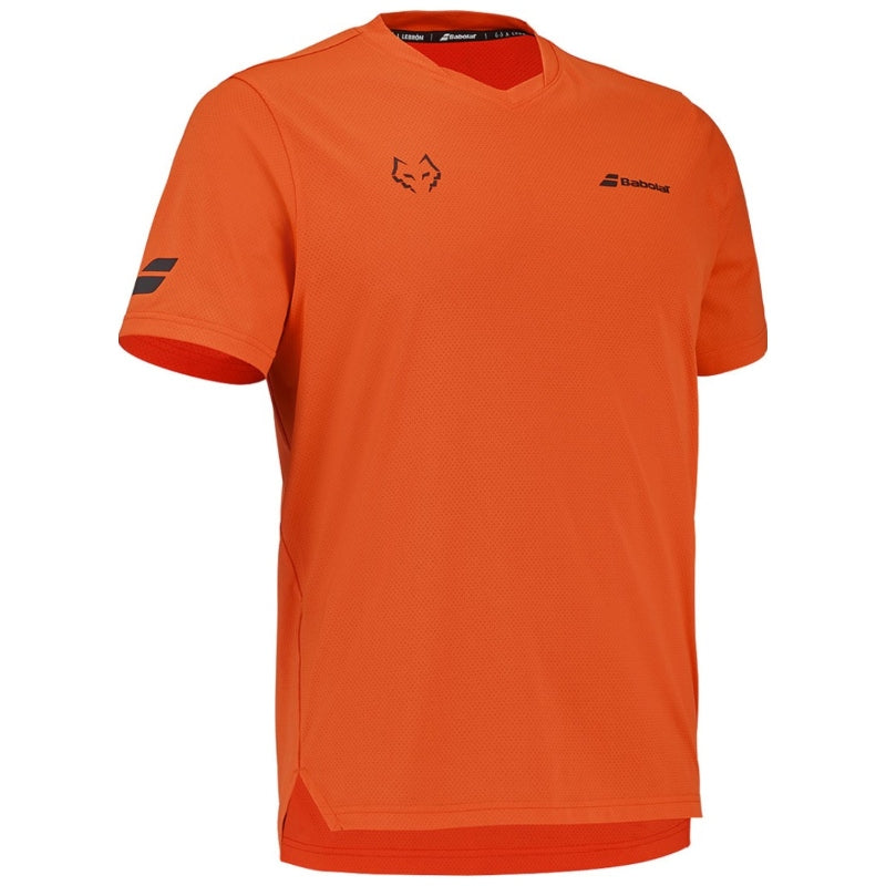 Tricou bărbătesc Babolat Crew Neck Tee J Lebron Red Orange