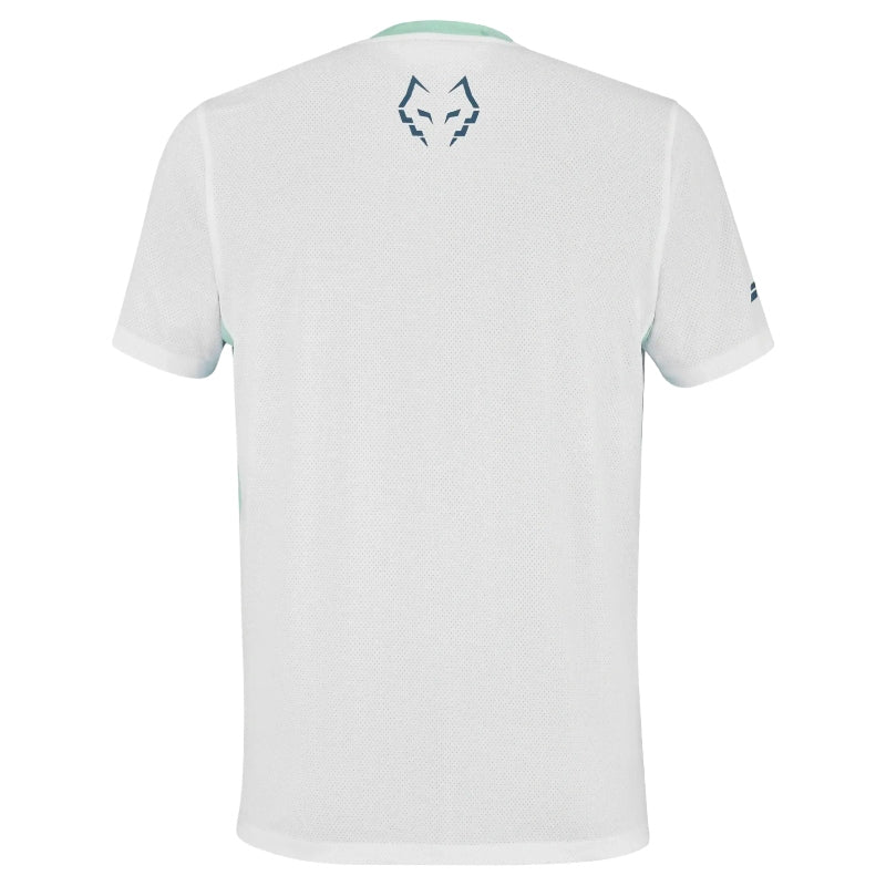 Tricou de tenis pentru bărbați Babolat Crew Neck Tee Juan Lebron White