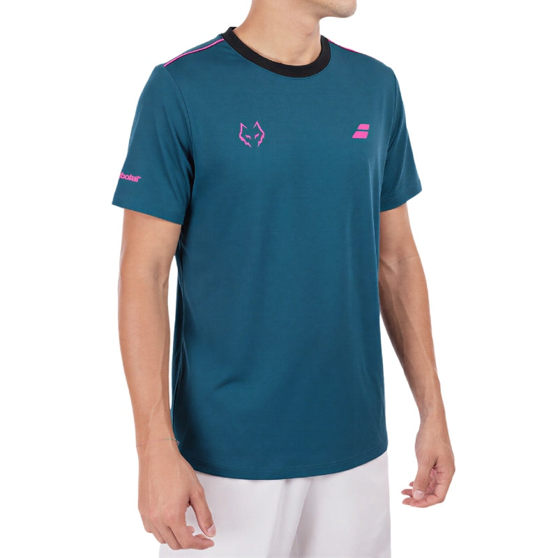 Tricou bărbătesc Babolat Crew Neck Tee Juan Lebron Blue