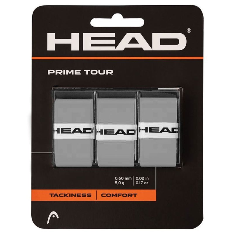 Head Prime Tour x3 Overgrips Grey
