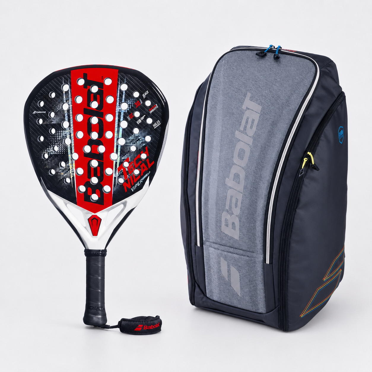 Babolat Technical Viper Soft 3.0 2026 Padel Racket and RH Perf Black Padel Bag