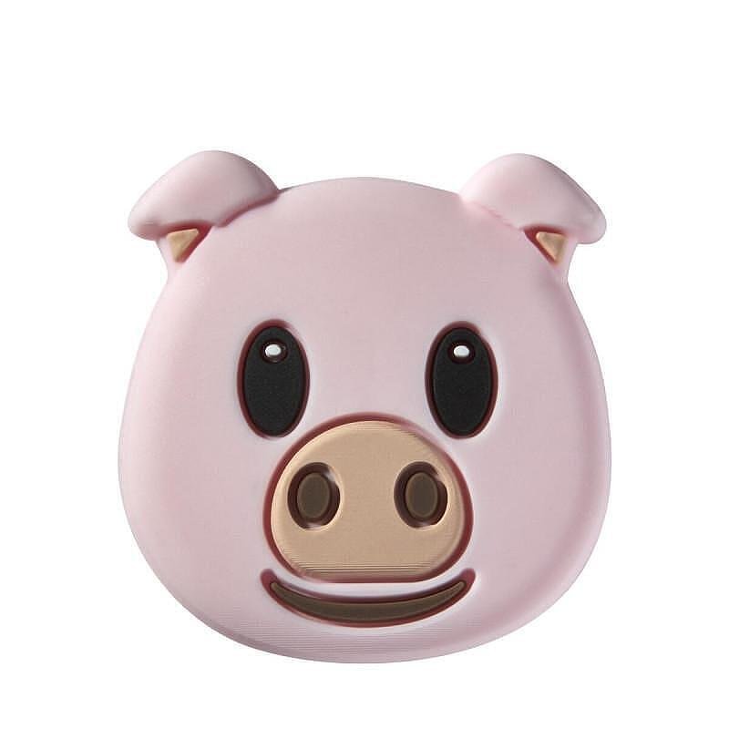 Антивибратор от кутия WILSON EMOJI DAMPENER BOX във форма на прасенце за тенис ракета, стилен аксесоар за падел ракети.