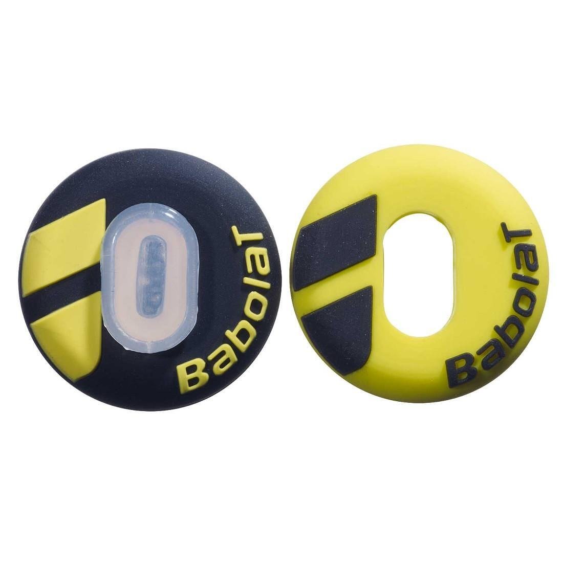 Антивибратори Babolat CUSTOM DAMP X2 - black, yellow за тенис ракети Babolat, комфорт и контрол при всеки удар.