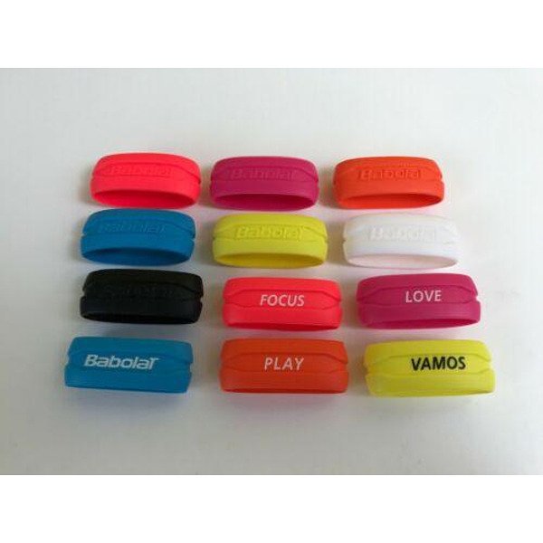 Babolat colored silicone rings, 60 pcs., for padel and tennis rackets, a stylish and fresh accent