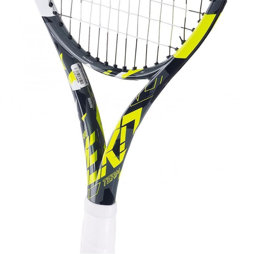 Tennis racket Babolat Pure Aero Team Gen7 with an aggressive design for spin and control on the court, babolat pure aero