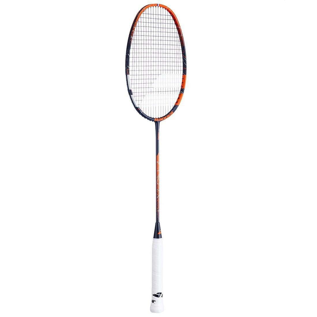 Бадминтон ракета Babolat PRIME 2025 Orange (наплетена) – лека карбонова ракета с голям sweetspot за комфорт и контрол.