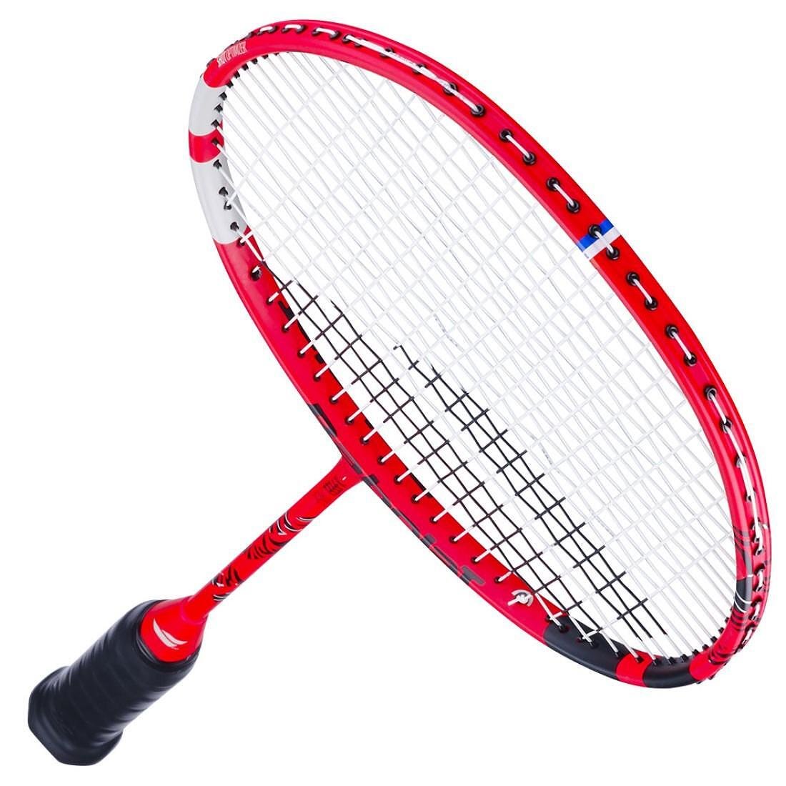 Бадминтон ракета Babolat X-FEEL RISE (наплетена) за универсален контрол, комфорт и прецизни удари в клуба.