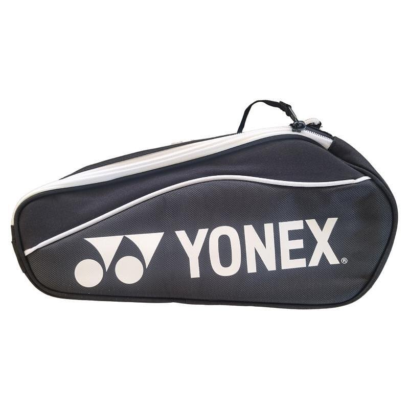 Чанта за маратонки Yonex Sports Shoe Bag Black - черна чанта с цип за съхранение на маратонки, 36 х 24 х 16 см