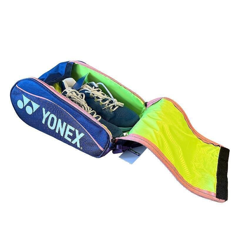 Чанта за маратонки Yonex Sports Shoe Bag Midnight/Navy - синя чанта за обувки с цип от 100% полиестер