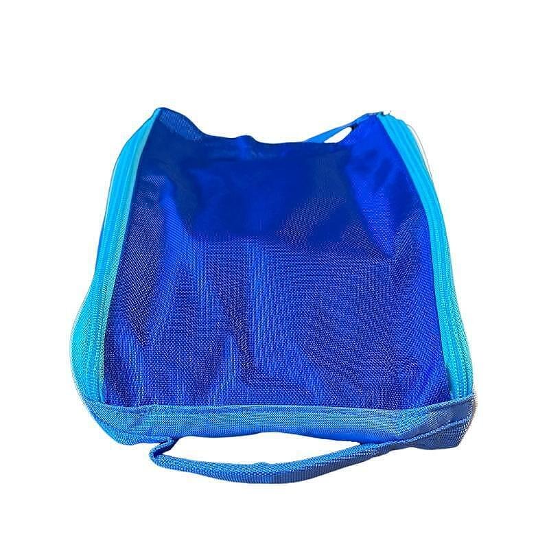 Чанта за маратонки Yonex Sports Shoe Bag Blast Blue/Turquoise, цип, 36x24x16 см, 100% полиестър за тенис екипировка