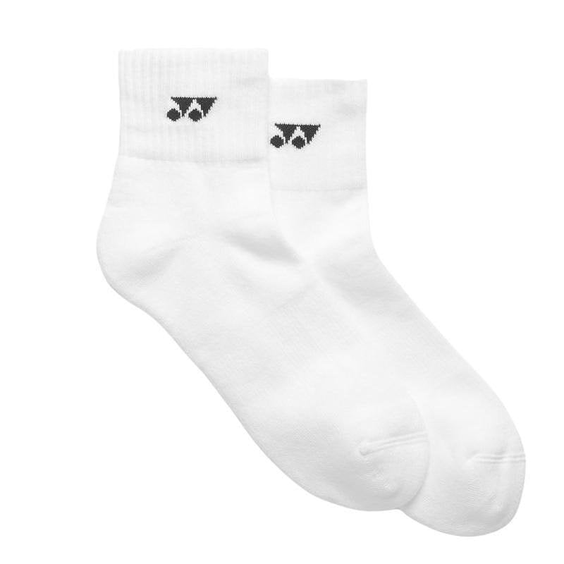 Yonex 19254 White Socks (3 pairs) – white Yonex sports socks for comfort and stability in tennis, padel, and badminton