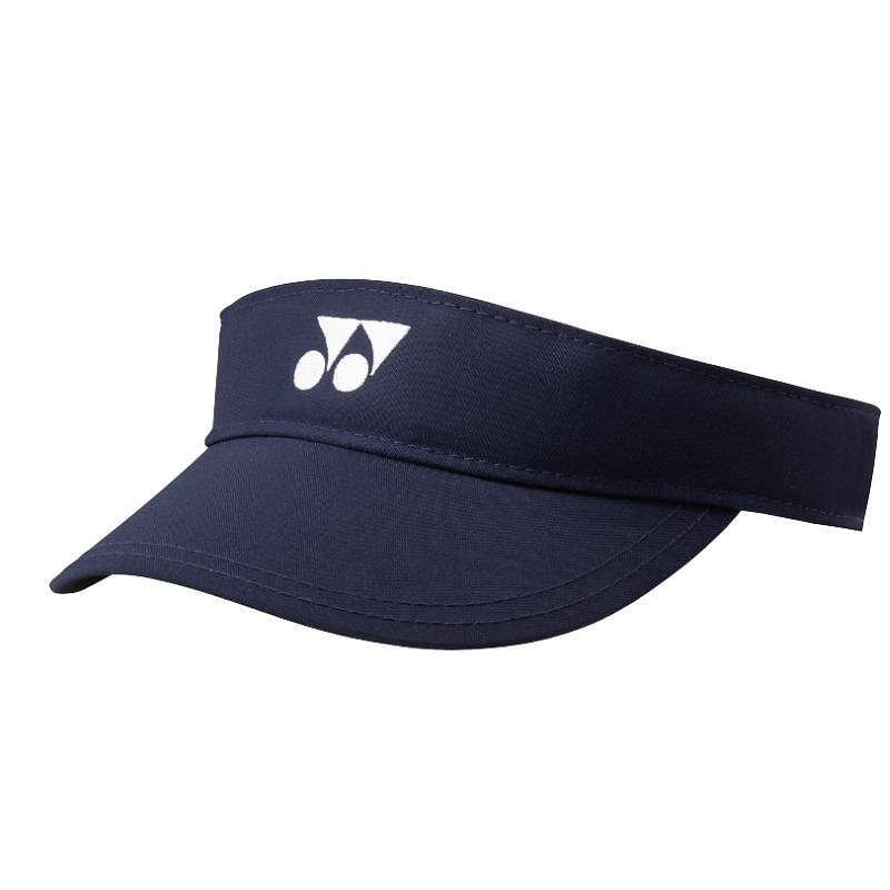 Women's Yonex VISOR 40113 Dark Navy visor – stylish tennis gear for comfort and sporty style.