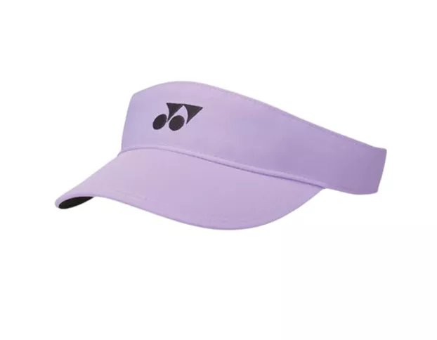 Viziere de damă Yonex în mov, cu închidere reglabilă, 100% poliester, accesoriu sport elegant.