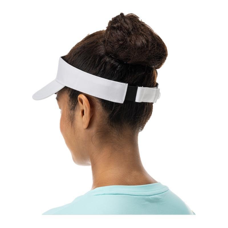 Vizieră de damă YONEX VISOR 40097 White – vizieră sport albă Yonex pentru tenis, protecție UV și confort