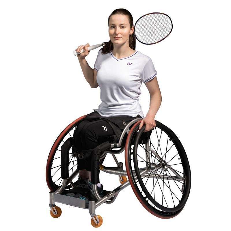Women's Yonex 20761 Wimbledon White T-shirt, white Yonex sports T-shirt for tennis and padel