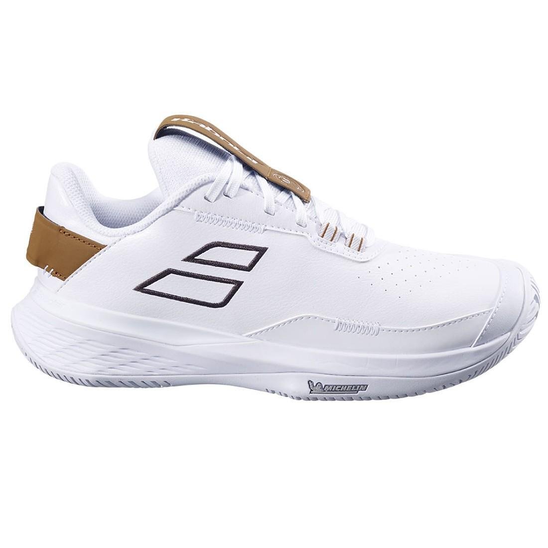 Women's sneakers Babolat SFX EVO ALL COURT WIMBLEDON - white, after dark for tennis and all-court comfort