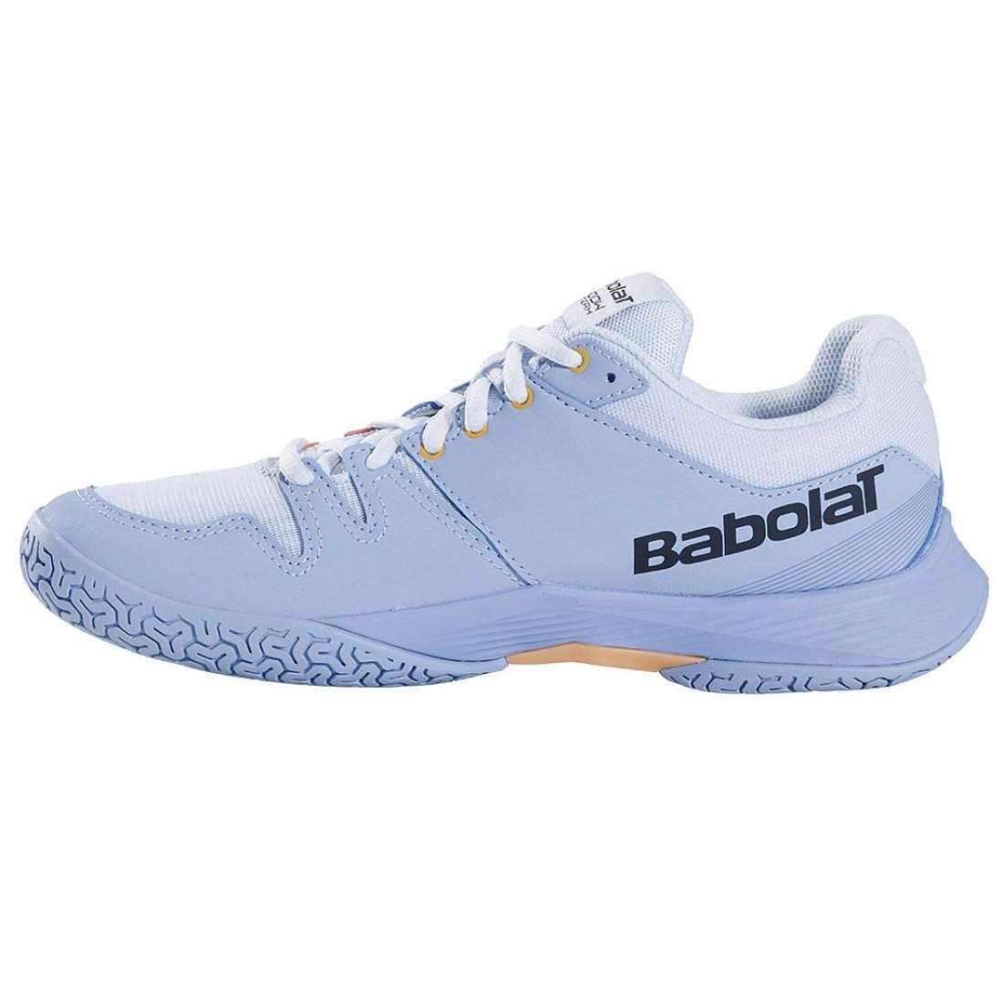 Дамски маратонки Babolat SHADOW TEAM 2 - light blue – леки тенис обувки с Michelin подметка и комфорт