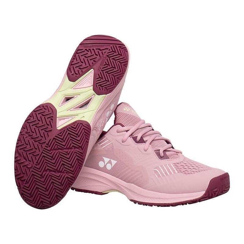 Women's Yonex PC SONICAGE CLAY Smoke Pink shoes – tennis shoes with POWER CUSHION+ for comfort and stability