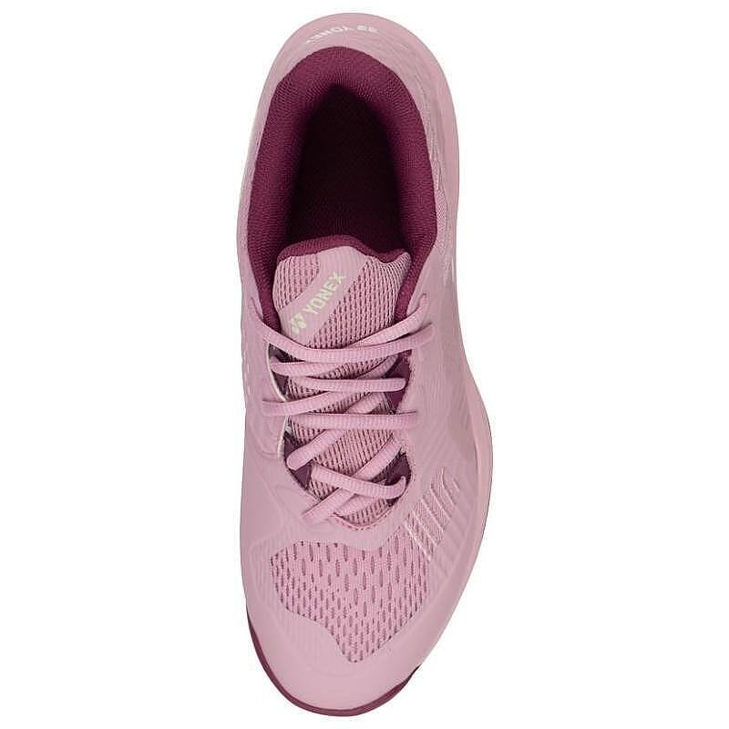 Women's Yonex PC SONICAGE CLAY Smoke Pink shoes, Yonex tennis shoes for comfort and stability