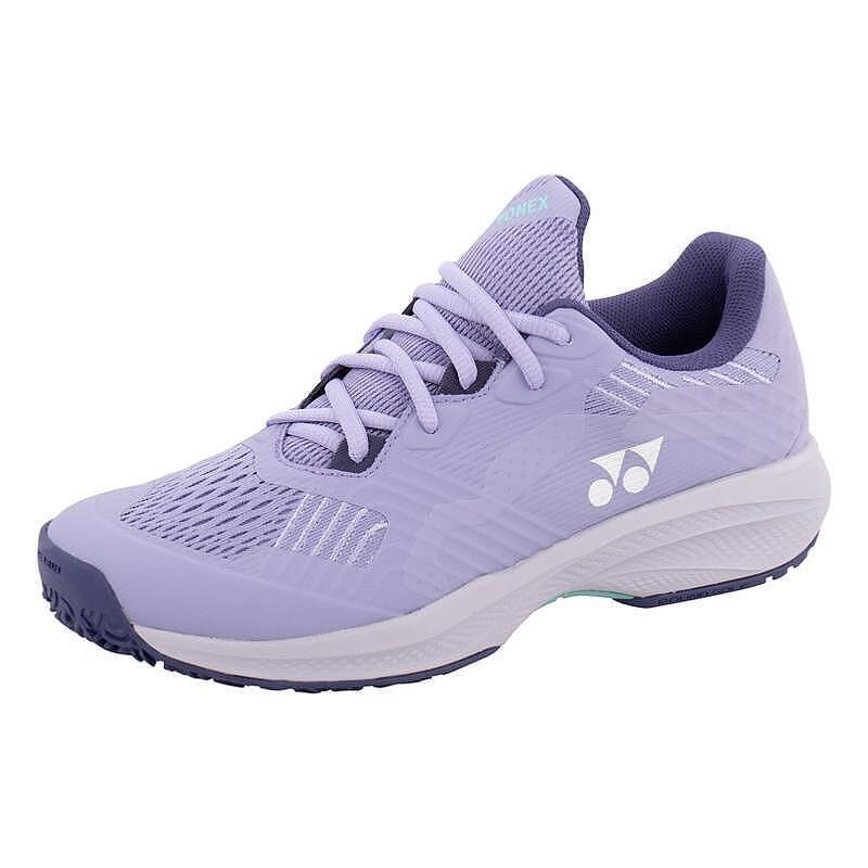 Women's Yonex PC SONICAGE CLAY Mist Purple tennis shoes with comfort and stability, suitable for the court