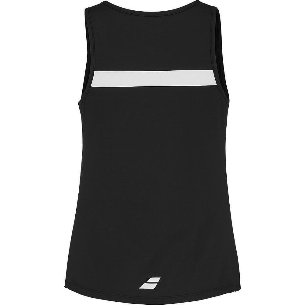 Дамски потник Babolat PADEL TANK - black – черен безръкавен потник за падел с удобна и еластична материя