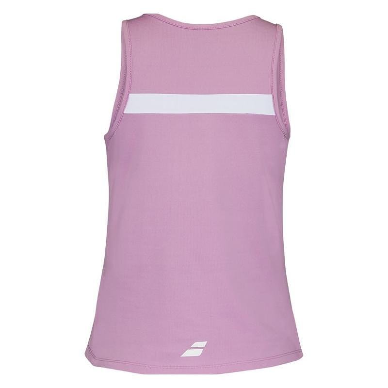 Дамски потник Babolat PADEL TANK - lilac shiffon за падел, удобен и дишащ спортен топ за динамична игра.