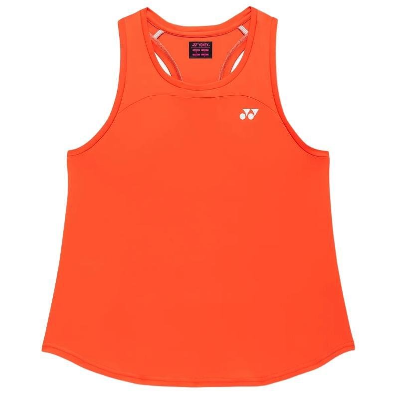 Дамски потник Yonex 16853 Cyber Orange – оранжев спортен потник с Racerback за свобода на движение.