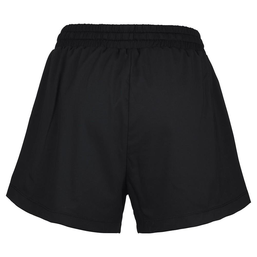 Women's Babolat EXERCISE SHORT shorts - black - stylish black sports shorts for tennis and workouts