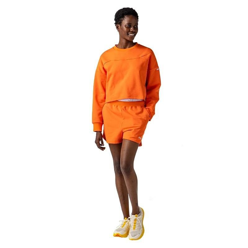 Дамски шорти Yonex 37009 Cyber Orange, спортни шорти за тенис и бадминтон, ярък оранжев дизайн
