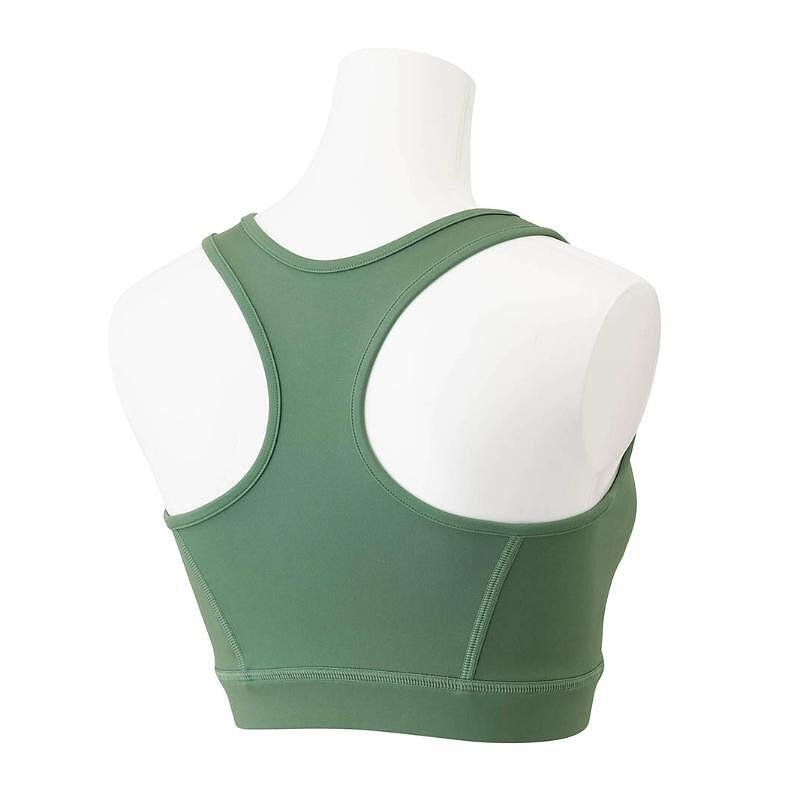 Sutien sport pentru femei Yonex 46045 Olive - model sport confortabil și respirabil, în verde măsliniu, pentru antrenamente
