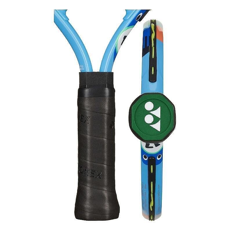 Yonex Junior 17 Ocean Blue tennis racket for kids, lightweight and comfortable for control and technique, with stickers as a gift