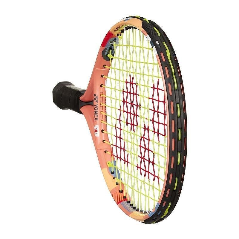 Yonex Junior 17 Coral Orange tennis racket for kids, lightweight and comfortable for control and proper technique