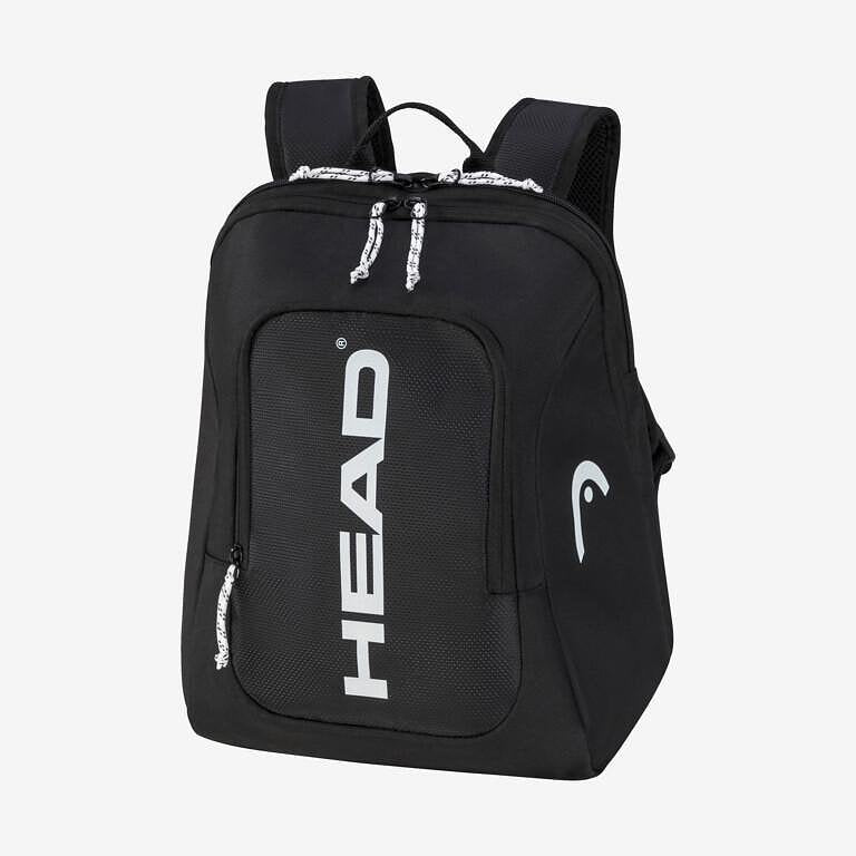 Rucsac Head Tour Kids 14L negru – rucsac de tenis ușor pentru copii, cu loc pentru rachetă, haine și pantofi