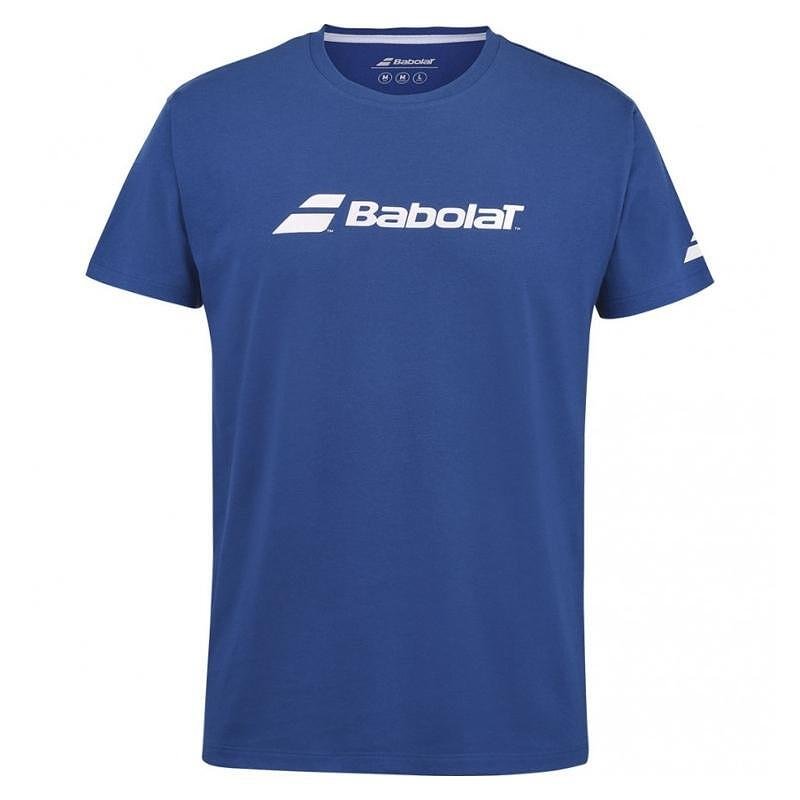 Детска тениска Babolat EXERCISE TEE - тъмносин, спортна тениска за тренировки и мачове