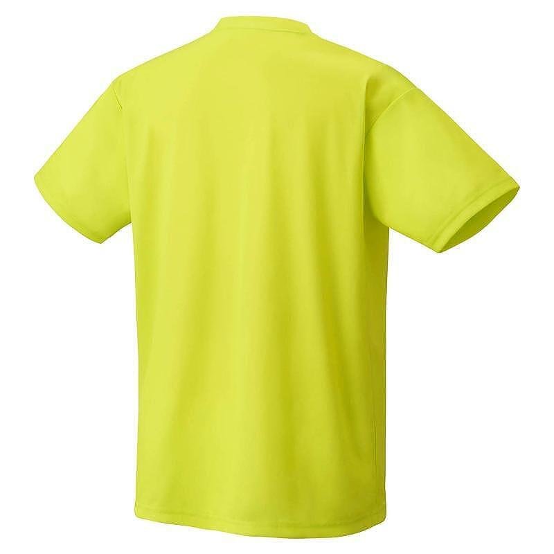 Детска тениска Yonex YJ0046 Lime Yellow, ярка спортна тениска за деца с комфорт и UV защита